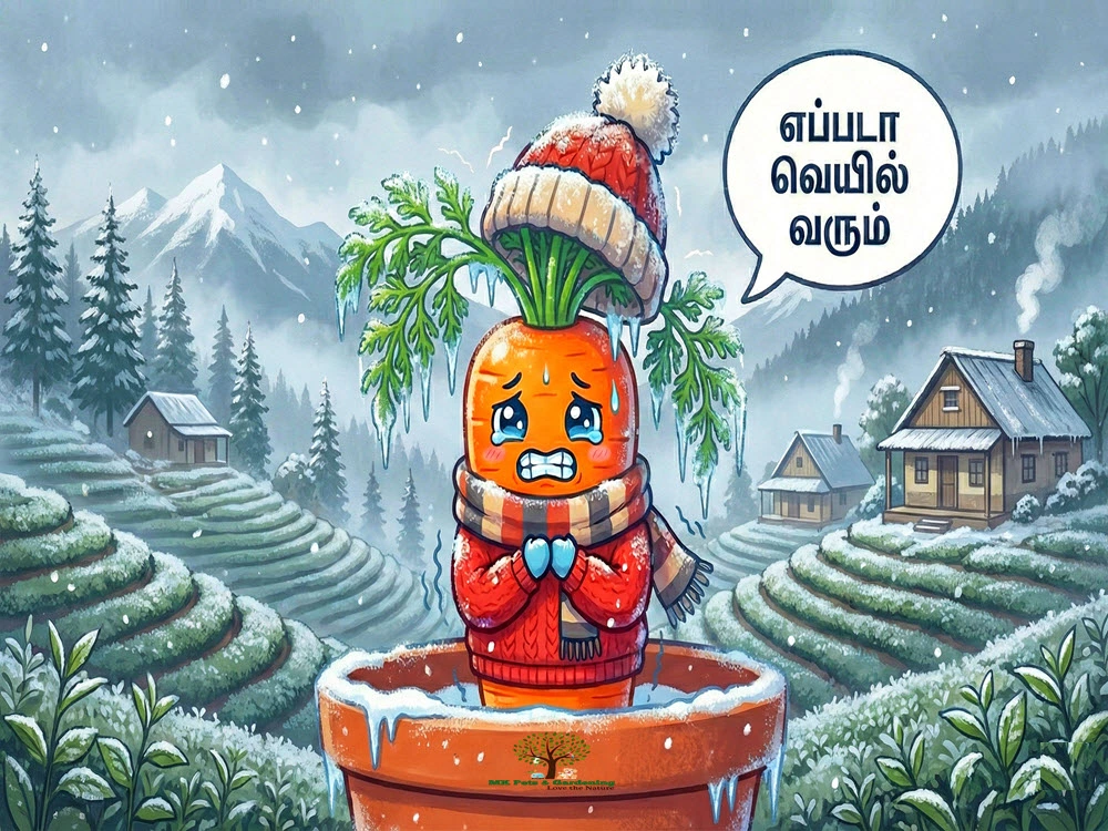 வீட்டுத் தோட்டத்தில் அதீத குளிரால் வரும் பிரச்சனை